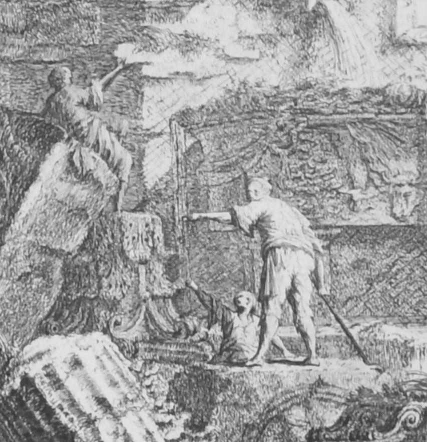 Ruine di Sepolcro antico - Print by Giovanni Battista Piranesi