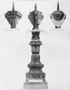 Sezione per il Luogo della Nave - Etching by G.B. Piranesi - 1778