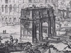 L'Arche de Constantin et le Colosseum