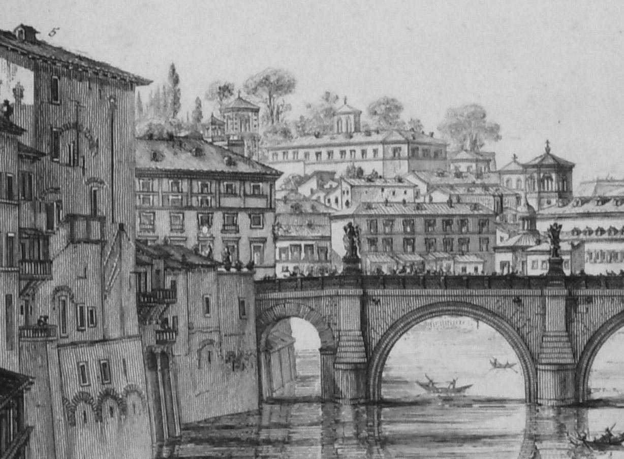 Il Ponte e Castel S. Angelo (Veduta del Ponte e Castello Sant'Angelo) 3