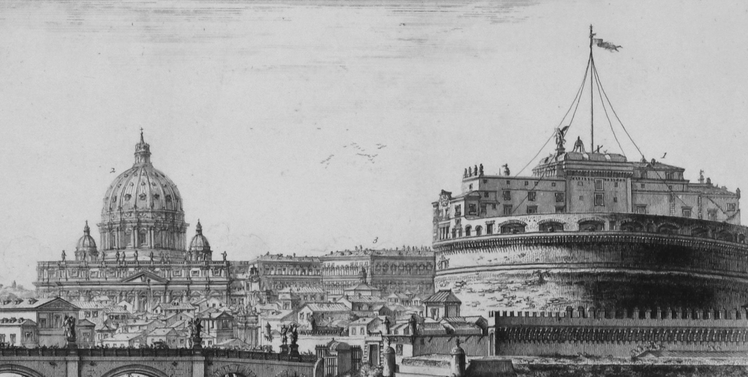 Il Ponte e Castel S. Angelo (Veduta del Ponte e Castello Sant'Angelo) 4