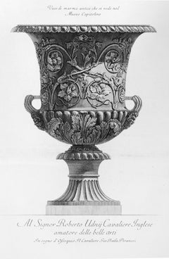 Vaso di marmo antico che si vede nel Museo Capitolino - Etching 1778