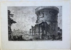 VEDUTA del SEPOLCRO della Famiglia PLAUZIA per la strada che Conduce da Roma....