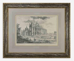 Veduta della Basilica di San Giovanni in Laterano di G.B.Piranesi - 1749