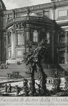 Veduta della Facciata di Dietro della Basilica di S. Maria Maggiore by Piranesi