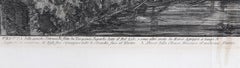 Veduta delle Antiche Sostruzioni, Vintage Cityscape Etching by Giovanni Piranesi