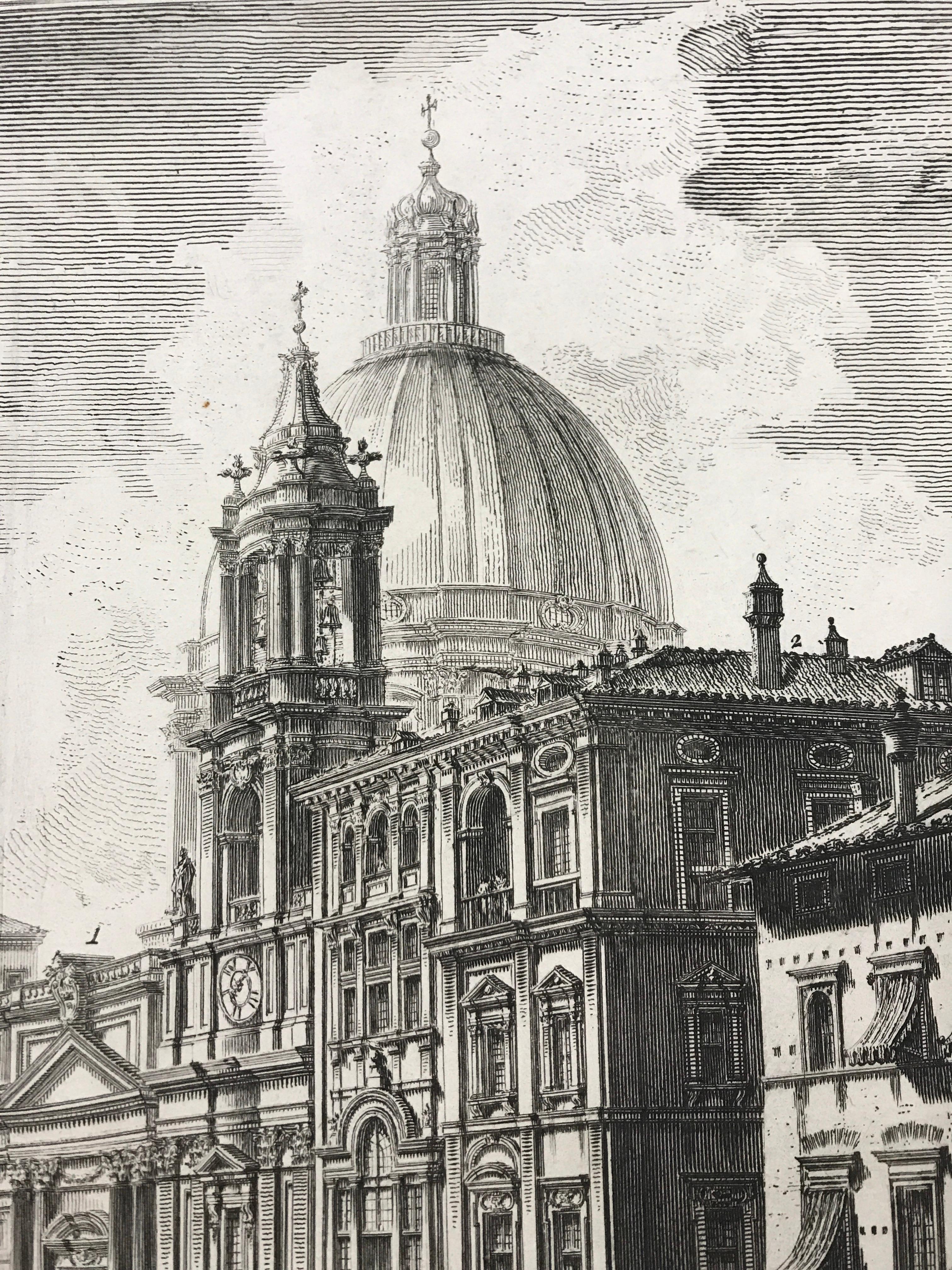 Veduta di Piazza Navona sopra le Rovine del Circo Agonale (Vedova di Piazza Navona sopra le Rovine del Circo) 6
