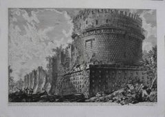 Vue de la Mausoleo de Cecilia Metella - Gravure de G. B. Piranesi - 1773