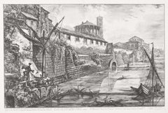 View of the Ancient Structure built by Tarquinius Superbus called the Bel Lido (Vue du Superbus Bel Lido)