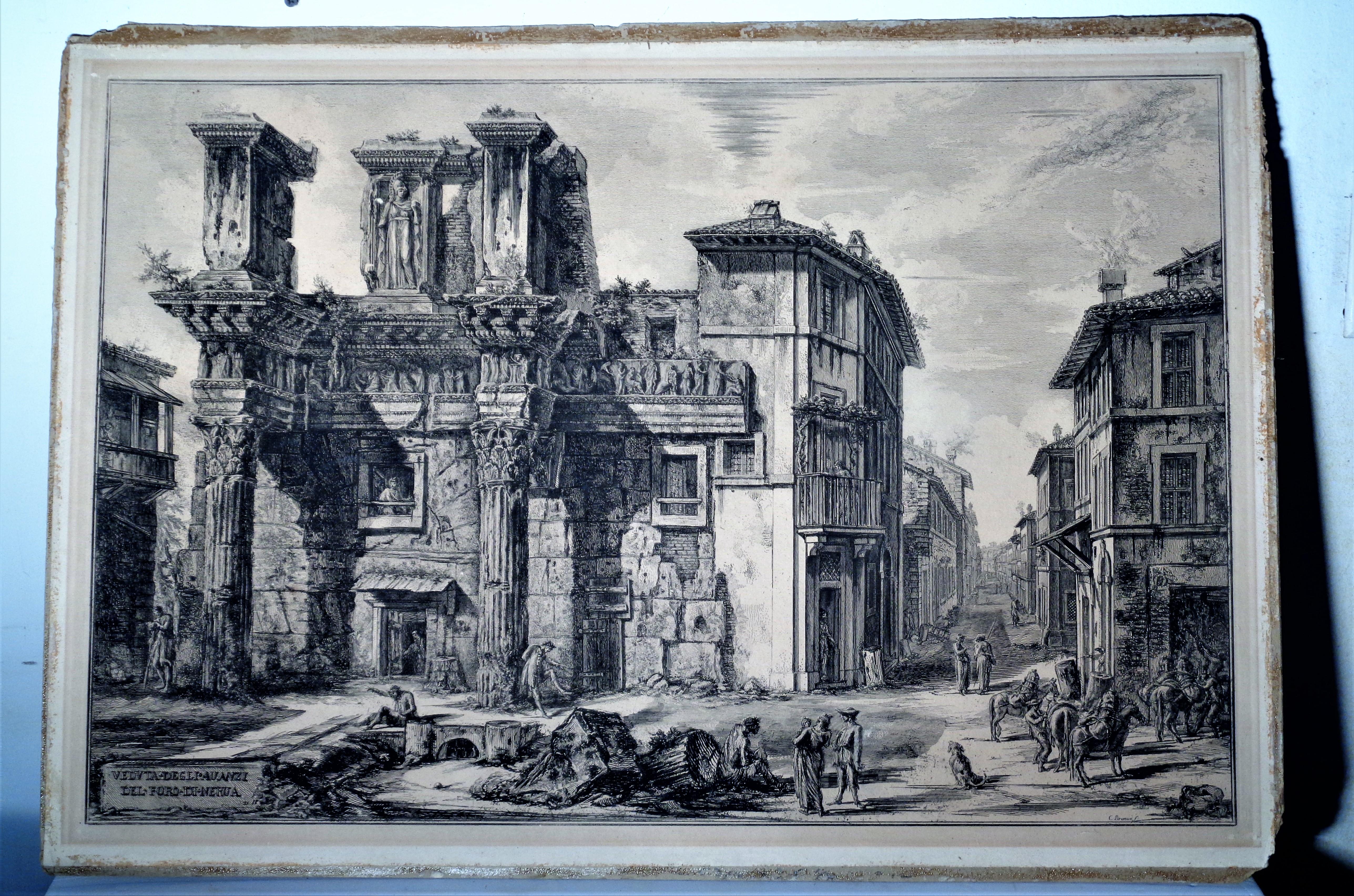 After Giovanni Battista Piranesi, The Forum of Nerva - Francesco Piranesi, 1800 4