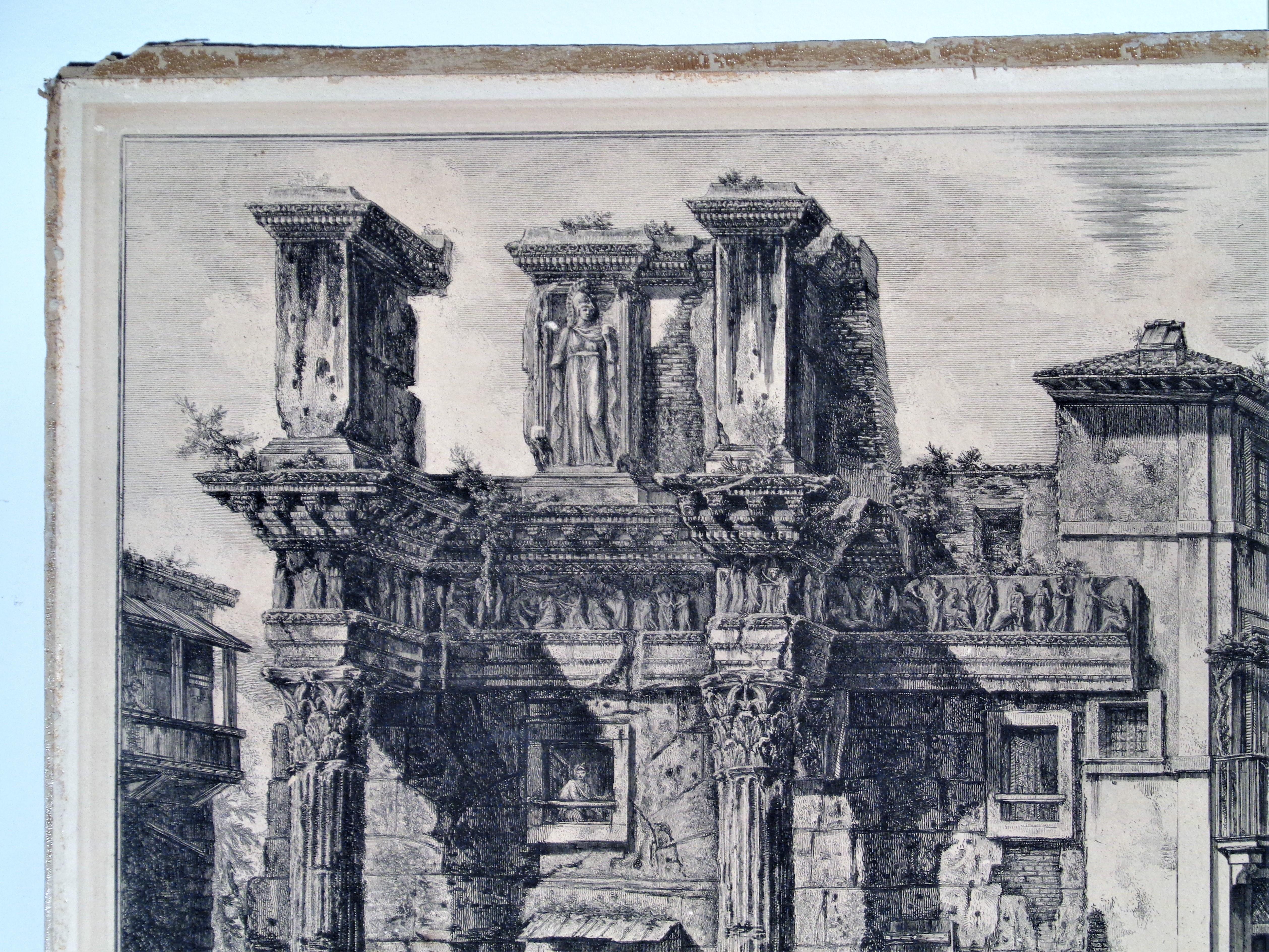 Early 19th Century After Giovanni Battista Piranesi, The Forum of Nerva - Francesco Piranesi, 1800