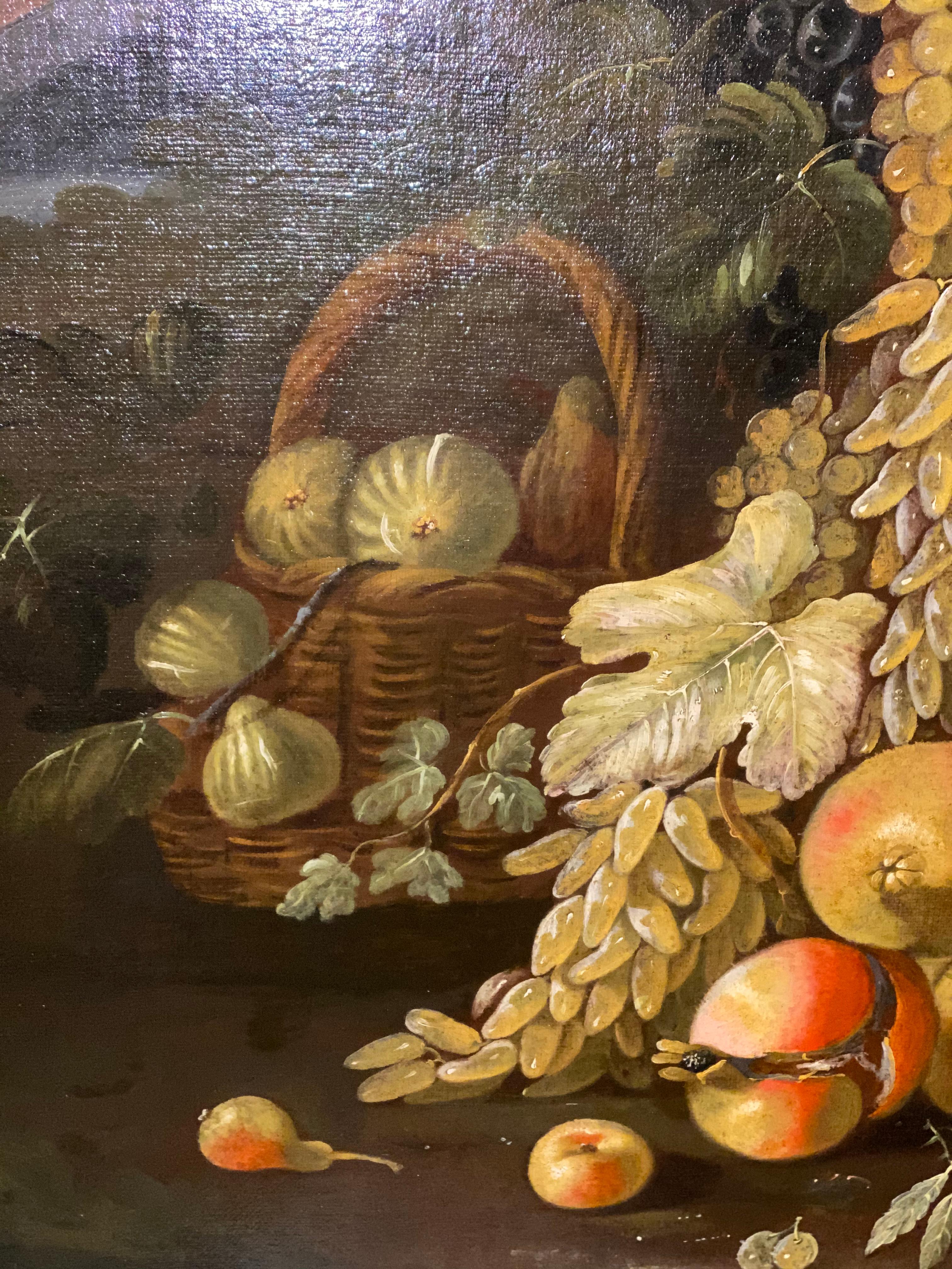 Pair of Exceptional Italian 17th Century Still-Life Paintings  2