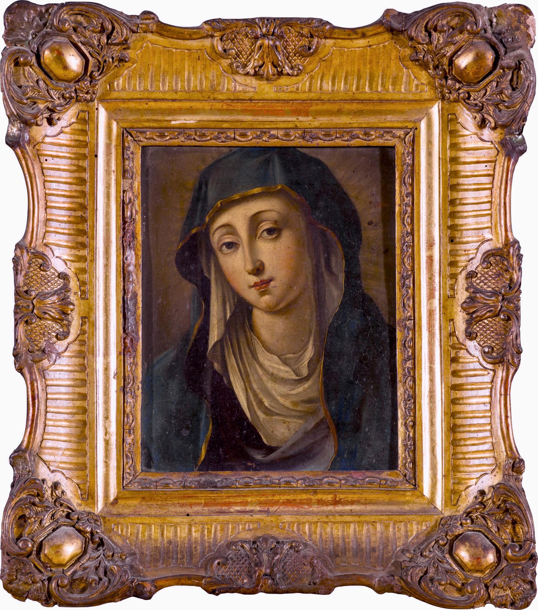 Giovanni Battista Salvi zugeschriebenes italienisches religiöses Gemälde aus dem 17. im Angebot 2