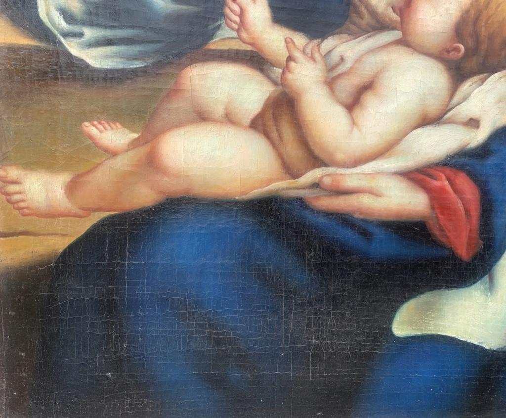 Follower of Sassoferrato (Bologna) - 19th century figure painting - Virgin Child 2