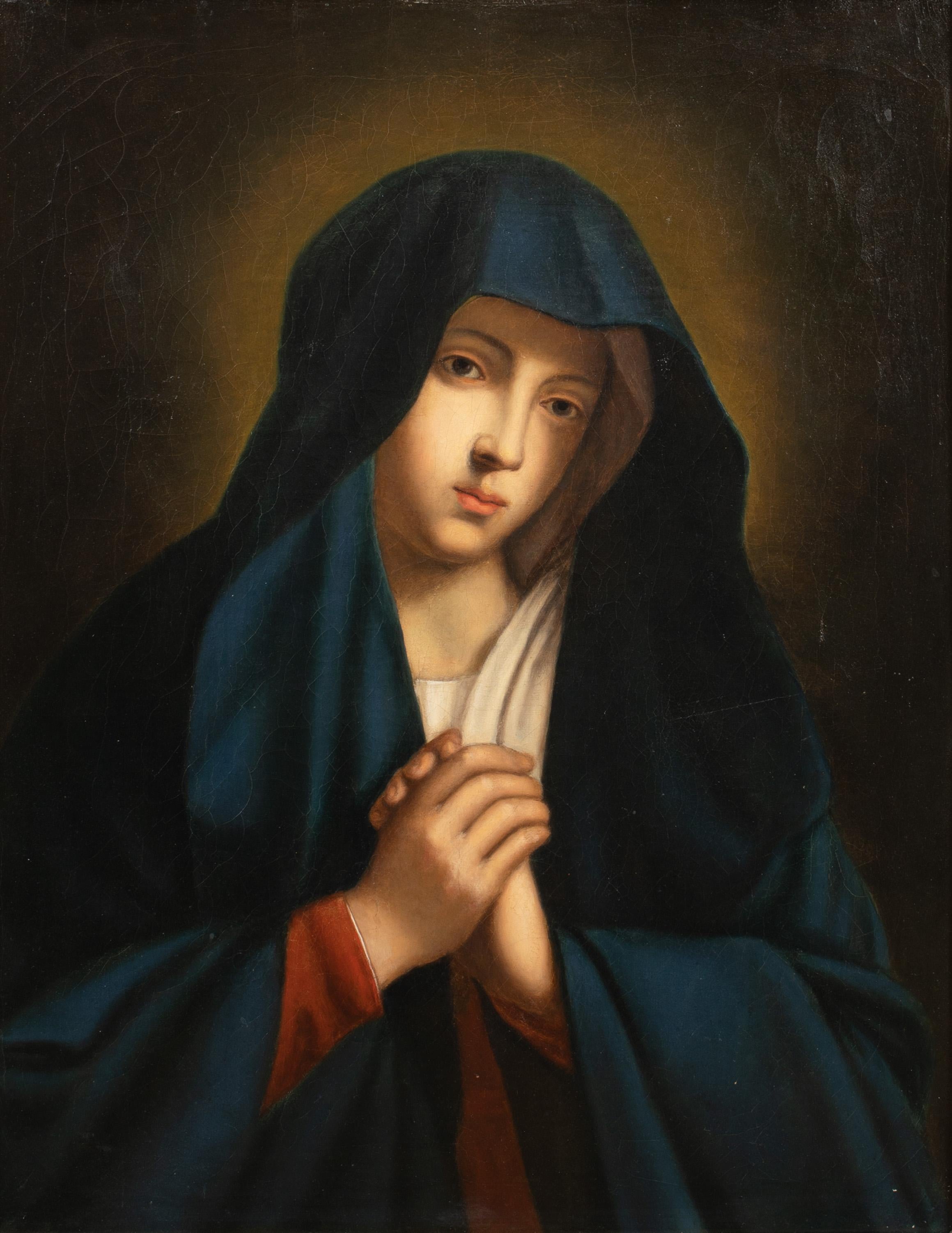 The Madonna, 18th Century      - Painting by Giovanni Battista Salvi da Sassoferrato