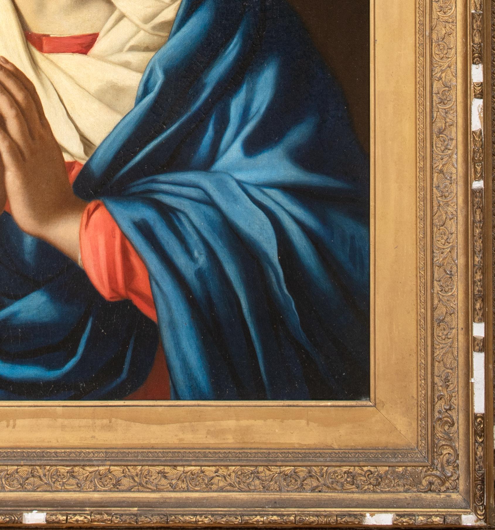 La Virgen en oración, siglo XIX

SASSOFERRATO (1609-1685)

Gran óleo sobre lienzo del siglo XIX del Viejo Maestro italiano de la Virgen en Oración de Sassoferrato. Versión de excepcional calidad y estado de la obra devocional de Sassoferrato.