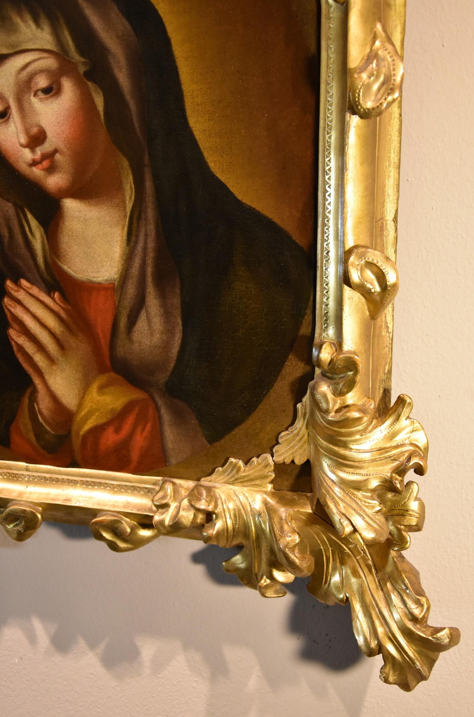 Madonna di Sassoferrato 17/18° Secolo Olio su tela Antico Maestro Italia in vendita 1
