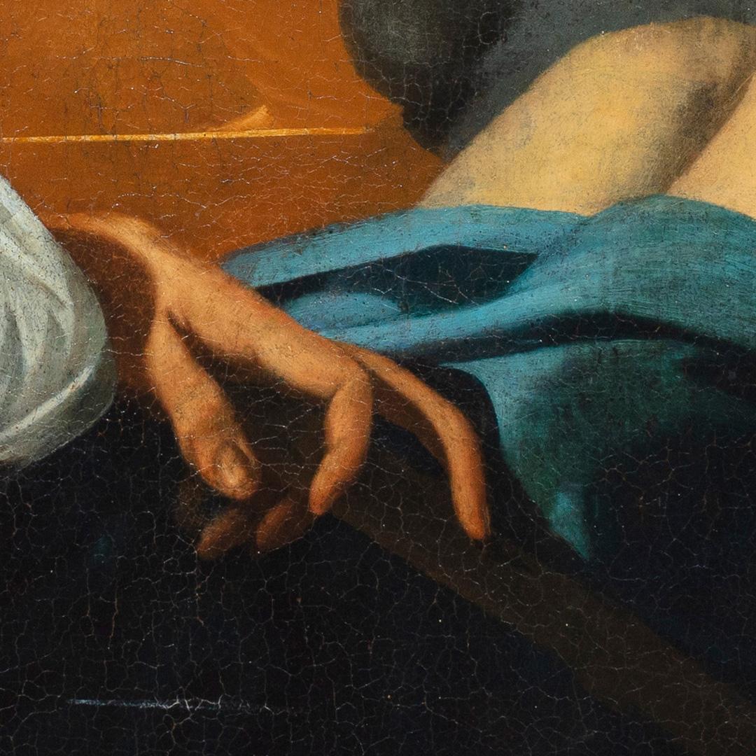 17. Jahrhundert von Giovanni Battista Spinelli Jacobs Traum, Öl auf Leinwand im Angebot 6