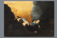 XVIIe siècle Par Giovanni Battista Spinelli Le rêve de Jacob Huile sur toile