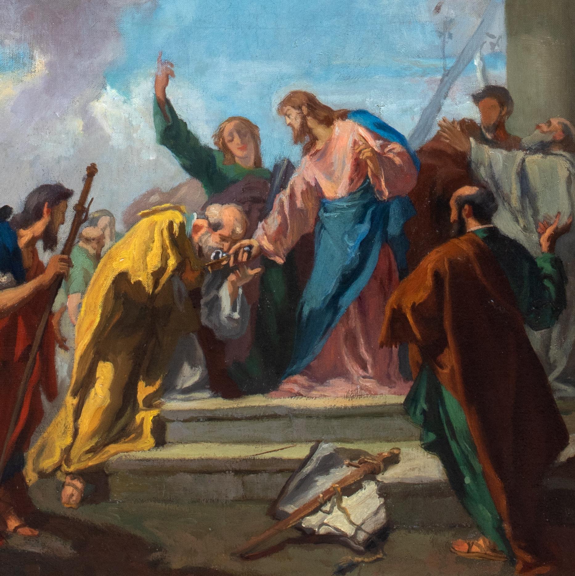 Christ Giving The Keys Of Paradise To Saint Peter Giovanni Battista Tiepolo For Sale 1