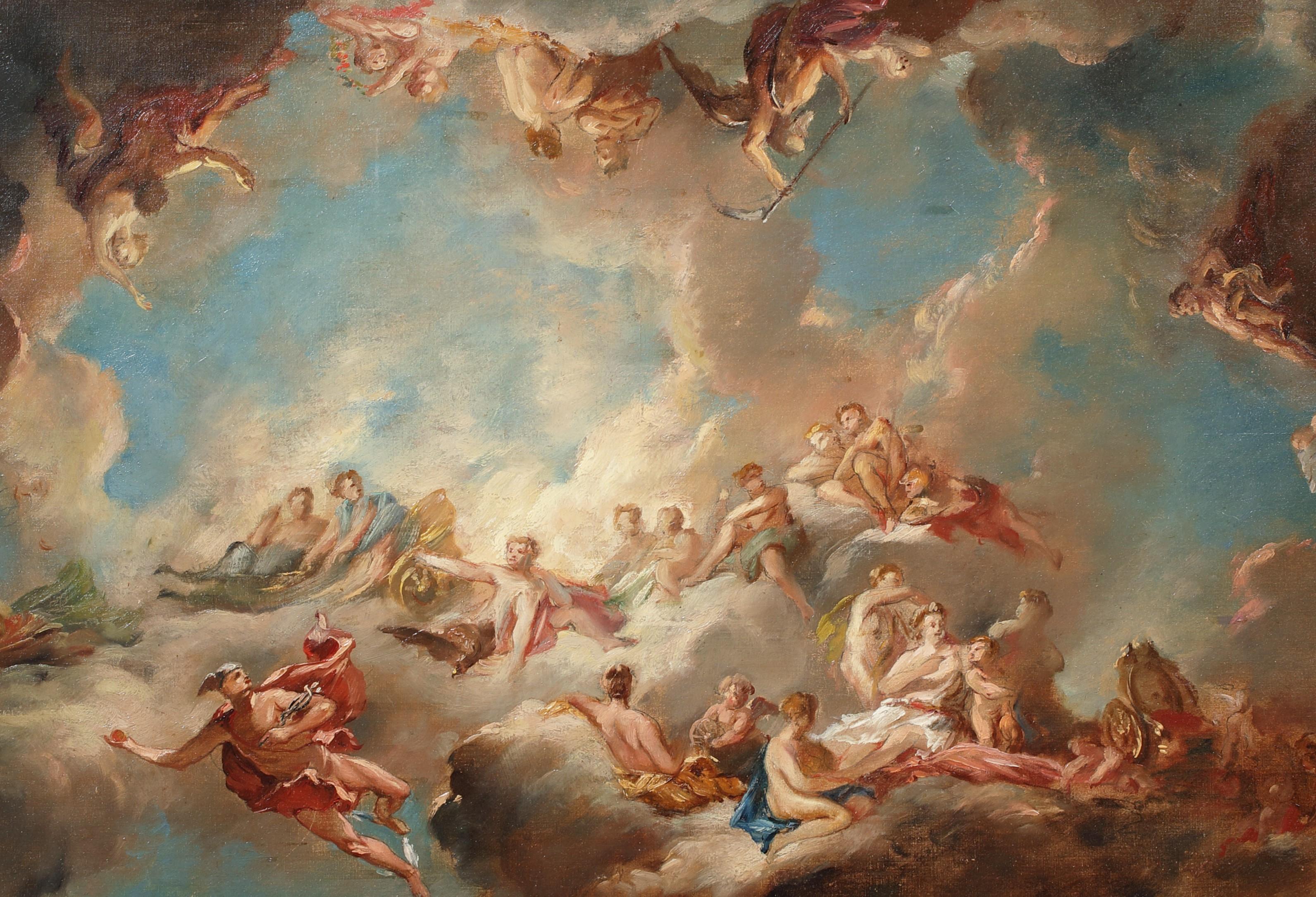 The Gods Of Olympus, 19th Century  follower of Giovanni Battista Tiepolo 1