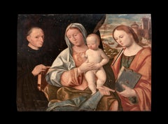 Madonna & Child With Saint Dominic & Saint Ursula, 16th Century  circa 1510