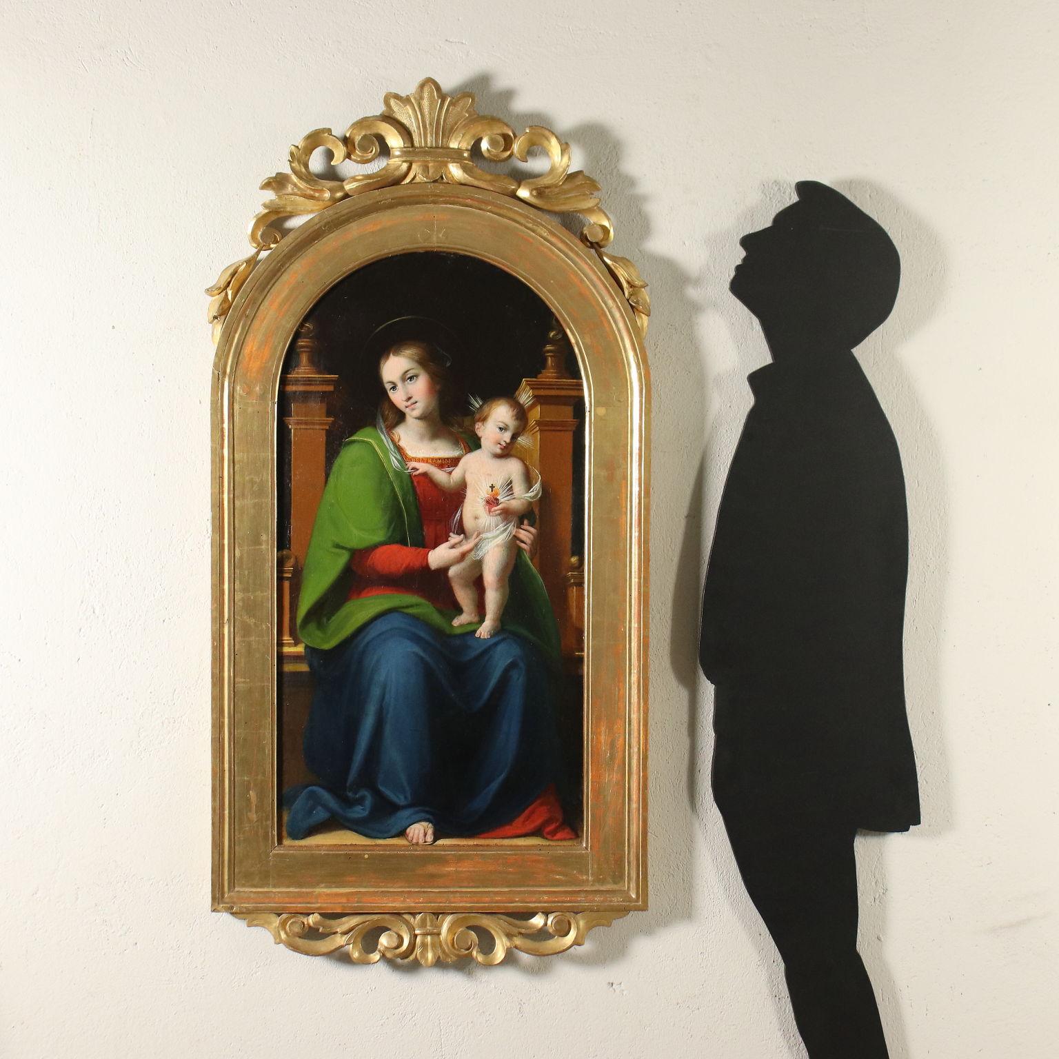 Virgin Mary with child - Painting by Giovanni Beltrami