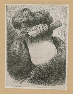 "Head of an Oriental" etching