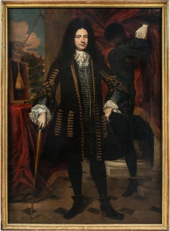 Giovanni Carbone (Maestro genovés) - Pintura de figuras del siglo XVII - Retrato
