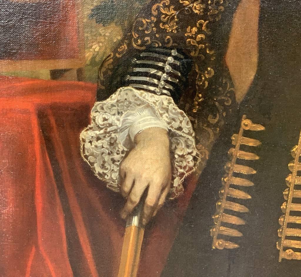Giovanni Carbone (Maestro genovés) - Pintura de figuras del siglo XVII - Retrato en venta 8