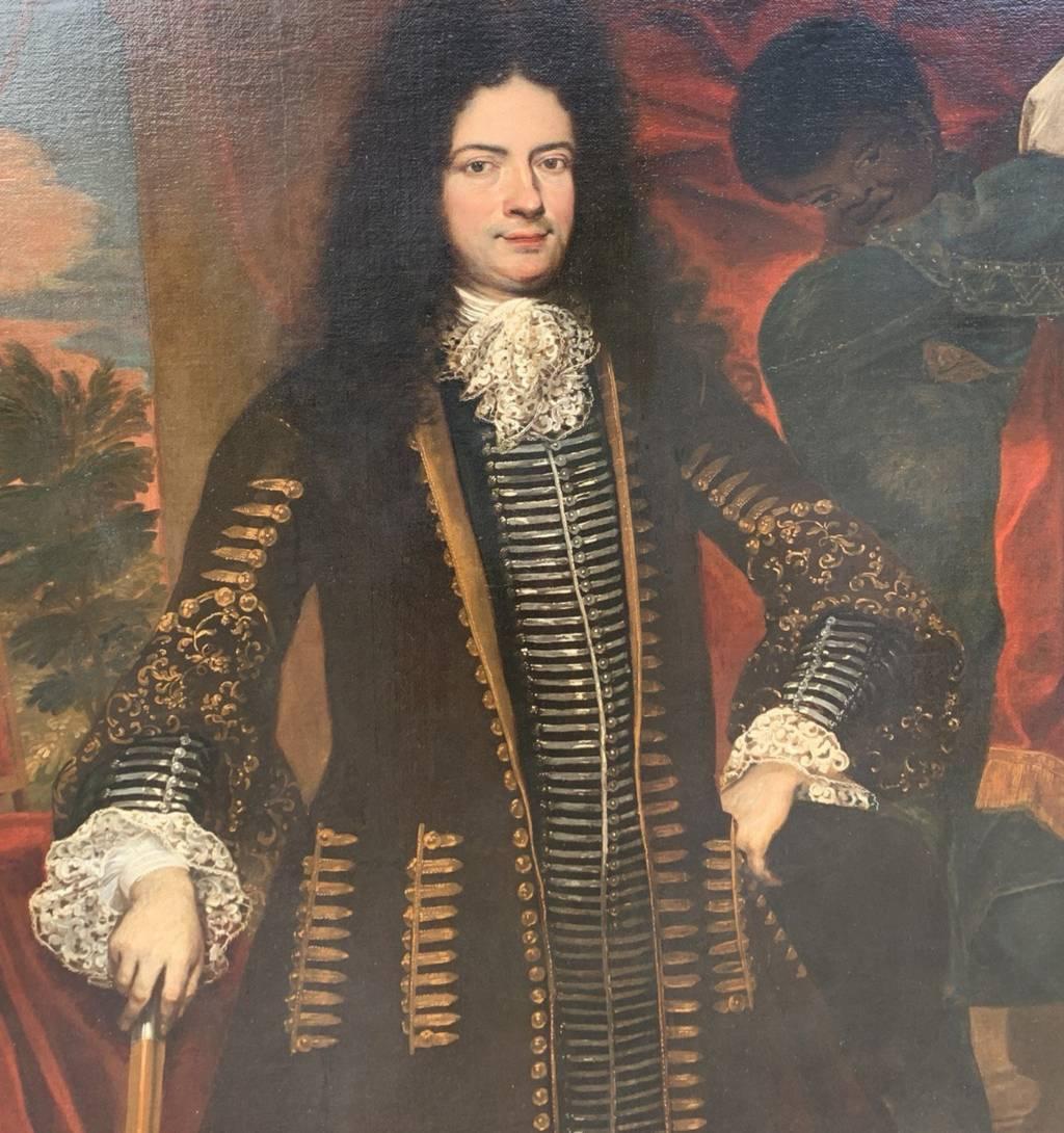 Giovanni Carbone (Maestro genovés) - Pintura de figuras del siglo XVII - Retrato en venta 9