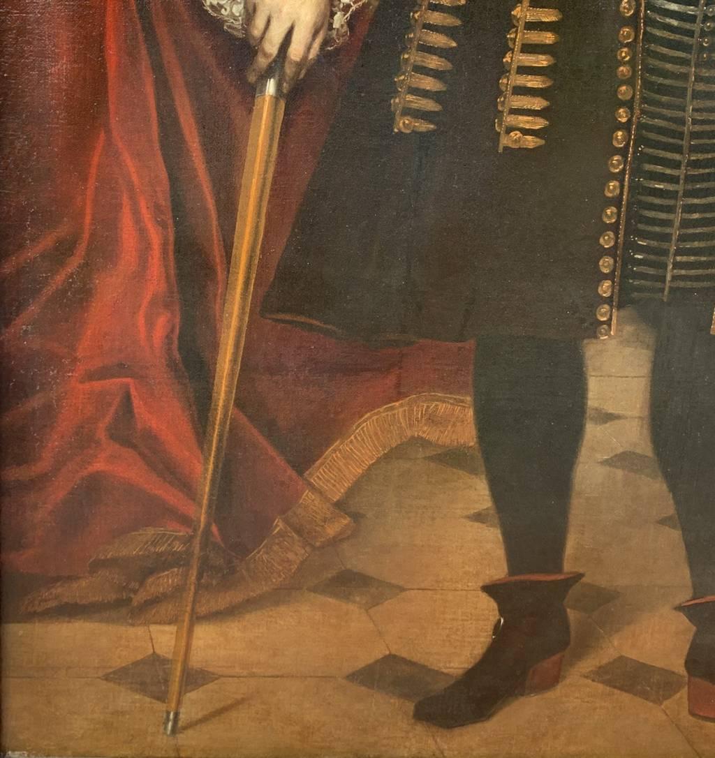 Giovanni Carbone (Maestro genovés) - Pintura de figuras del siglo XVII - Retrato en venta 2