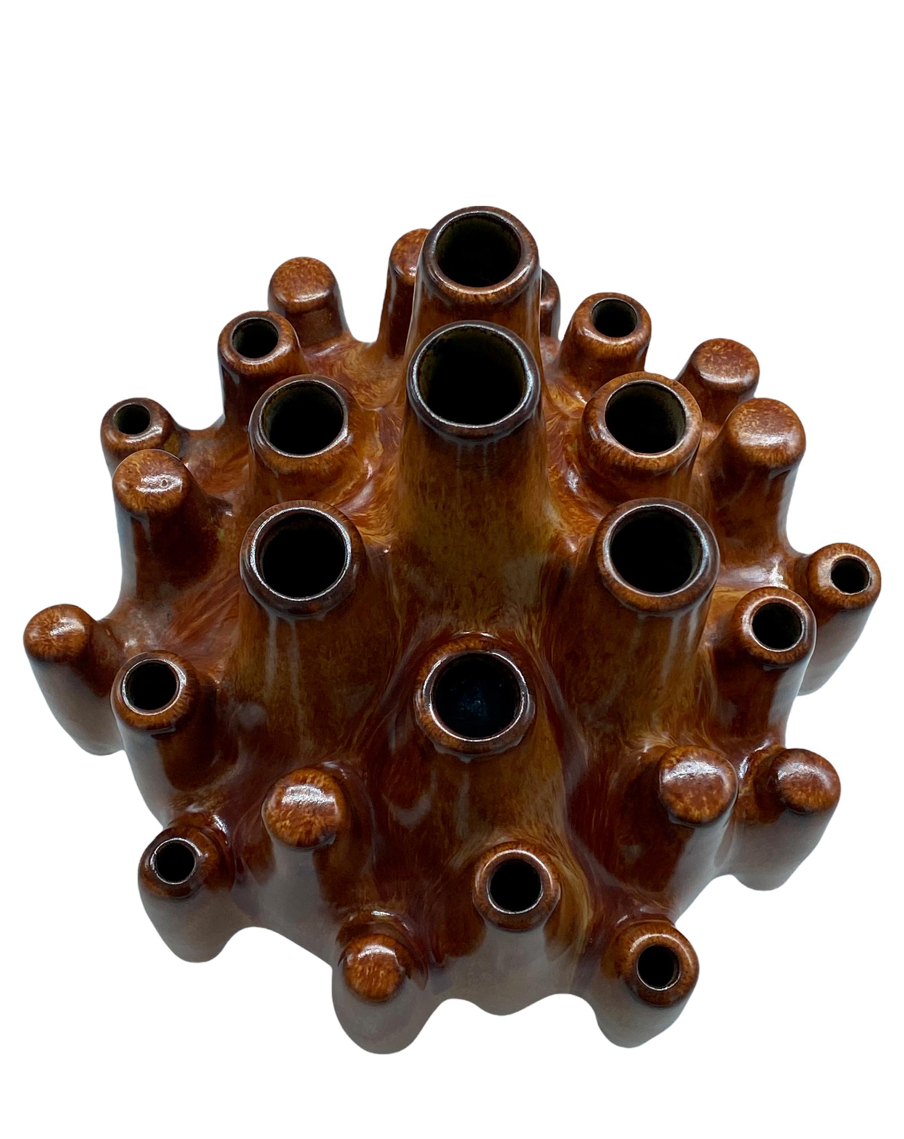 Mid-Century Modern Giovanni Bertoncello Ceramic Vase, Italy, 1960s