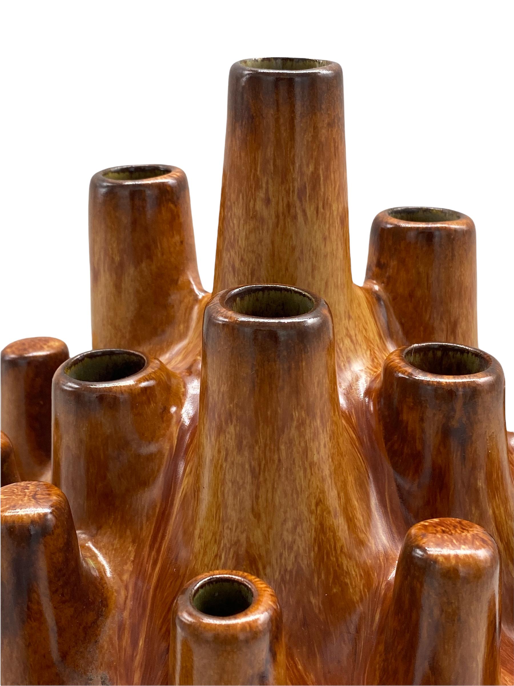 Giovanni Bertoncello Ceramic Vase, Italy, 1960s In Good Condition In Naples, IT