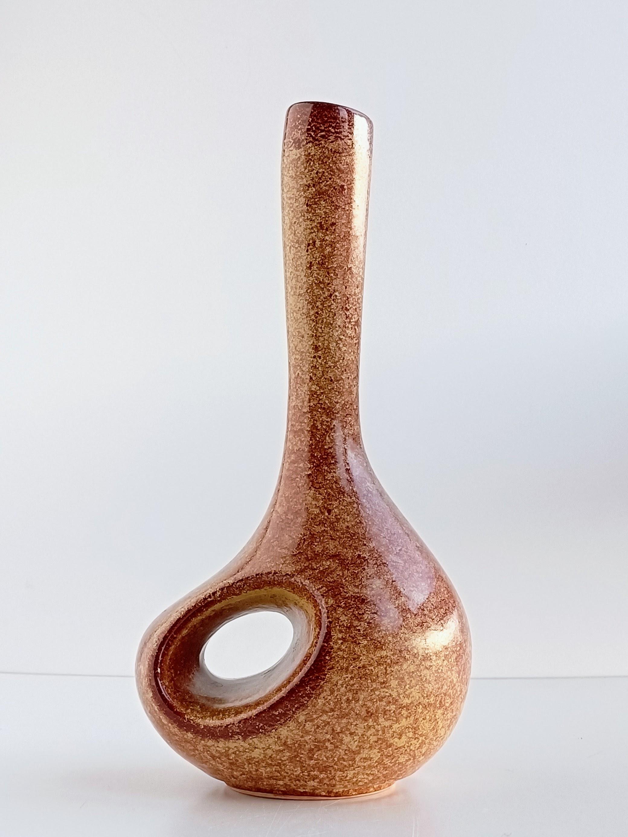 Giovanni Bertoncello Chimney Ceramic Vase, Italy, 1960s 6