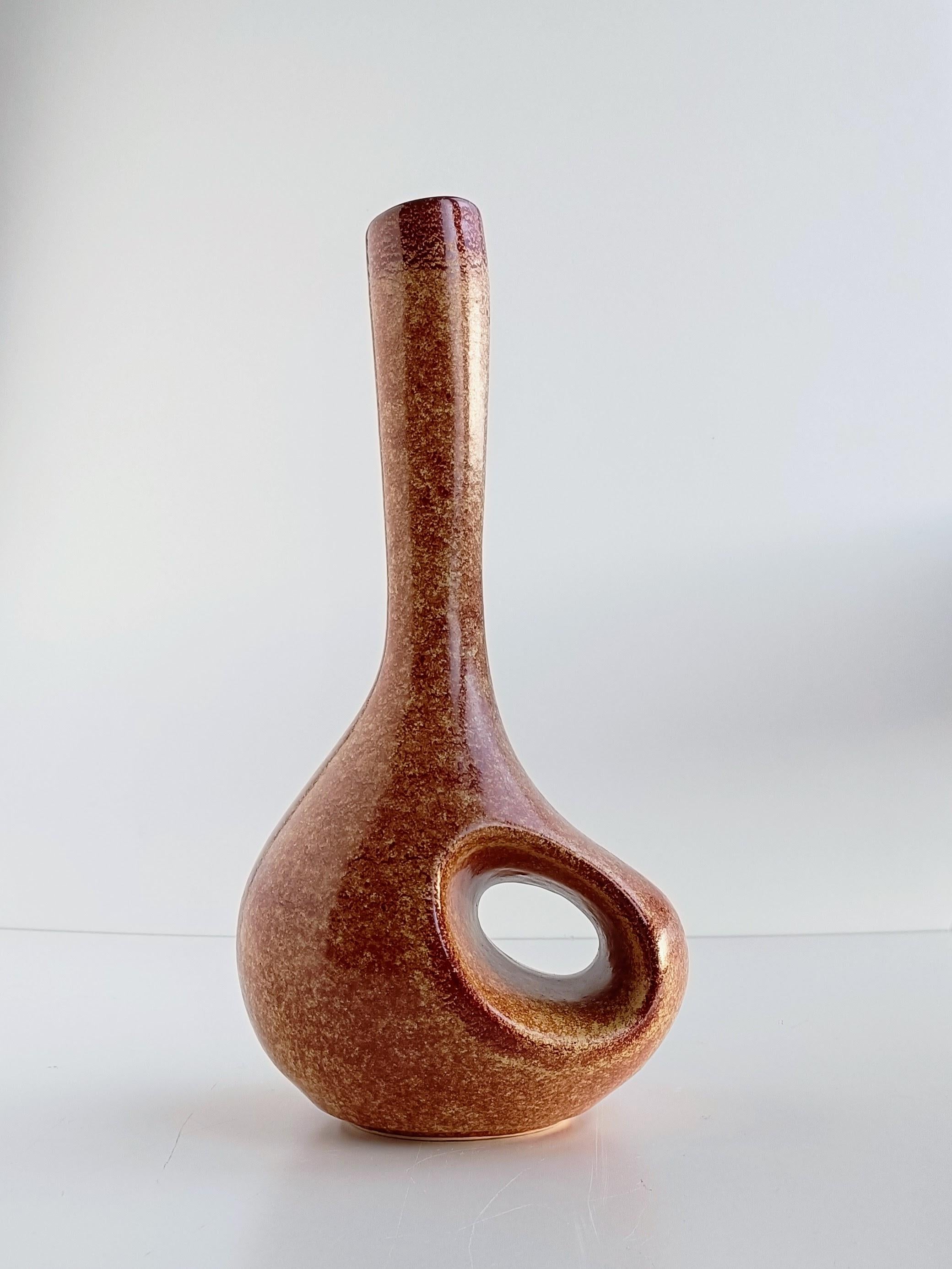 Giovanni Bertoncello Chimney Ceramic Vase, Italy, 1960s 1