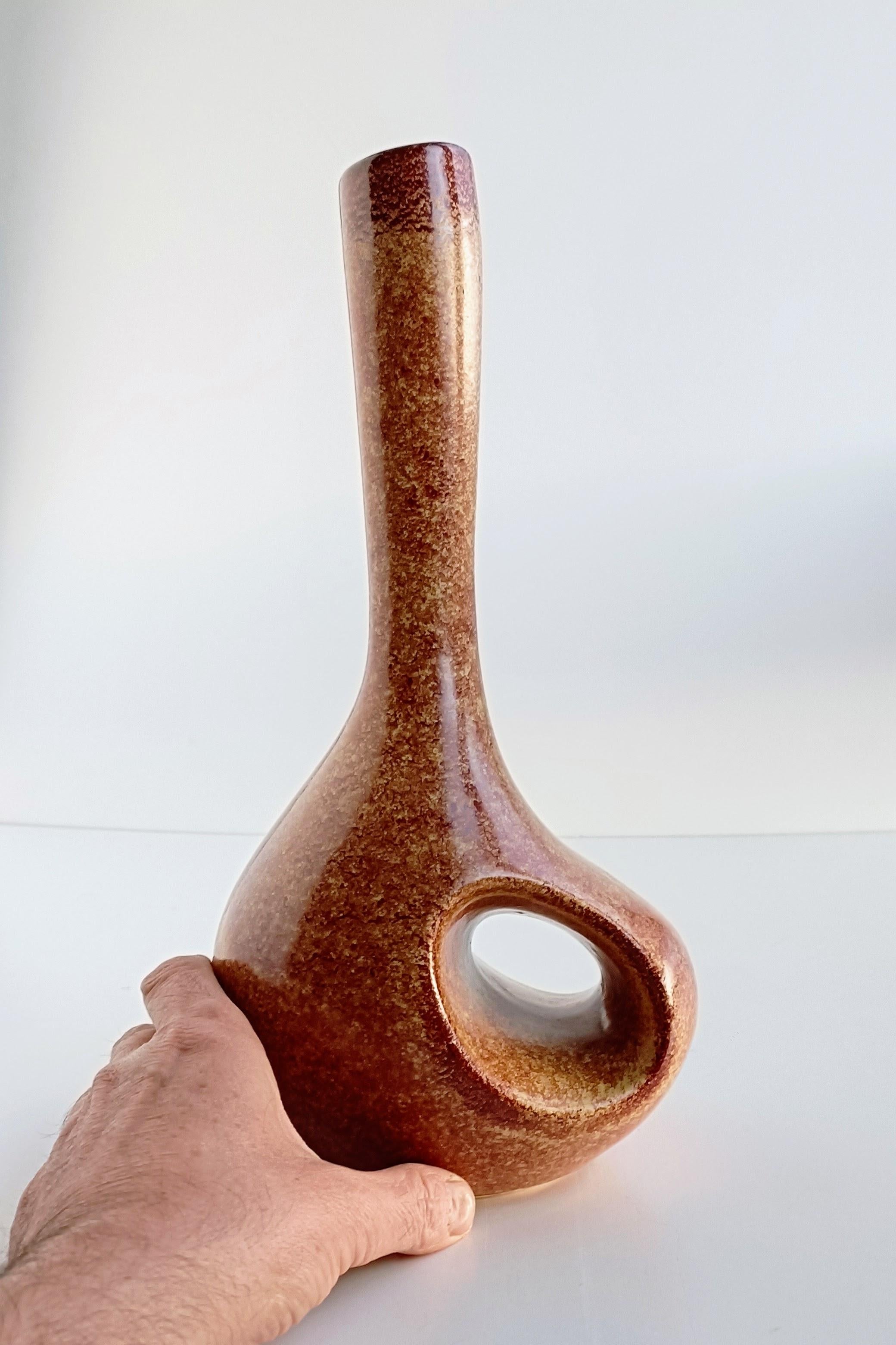 Giovanni Bertoncello Chimney Ceramic Vase, Italy, 1960s 4