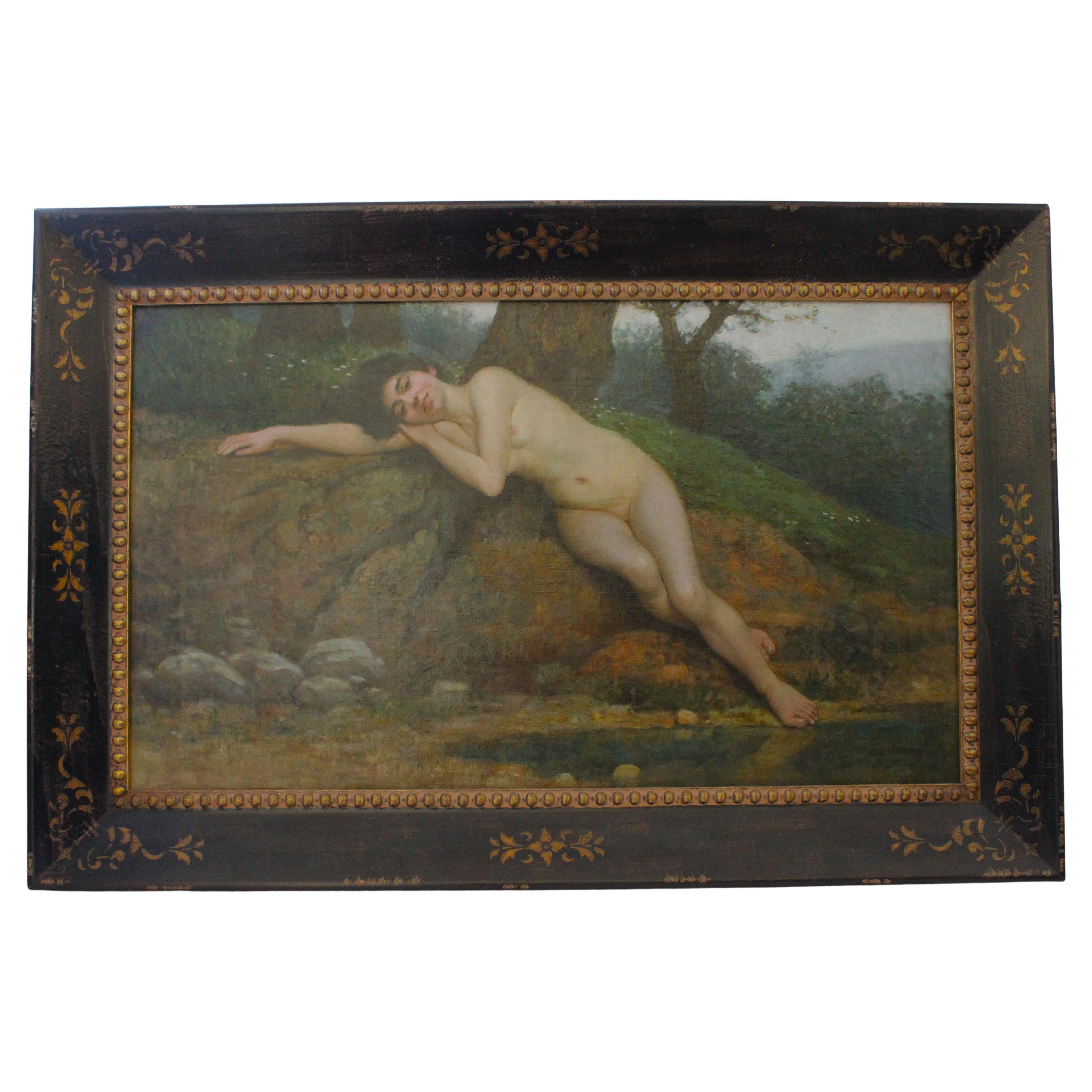 Giovanni Boldini Gemälde einer liegenden nackten Figur