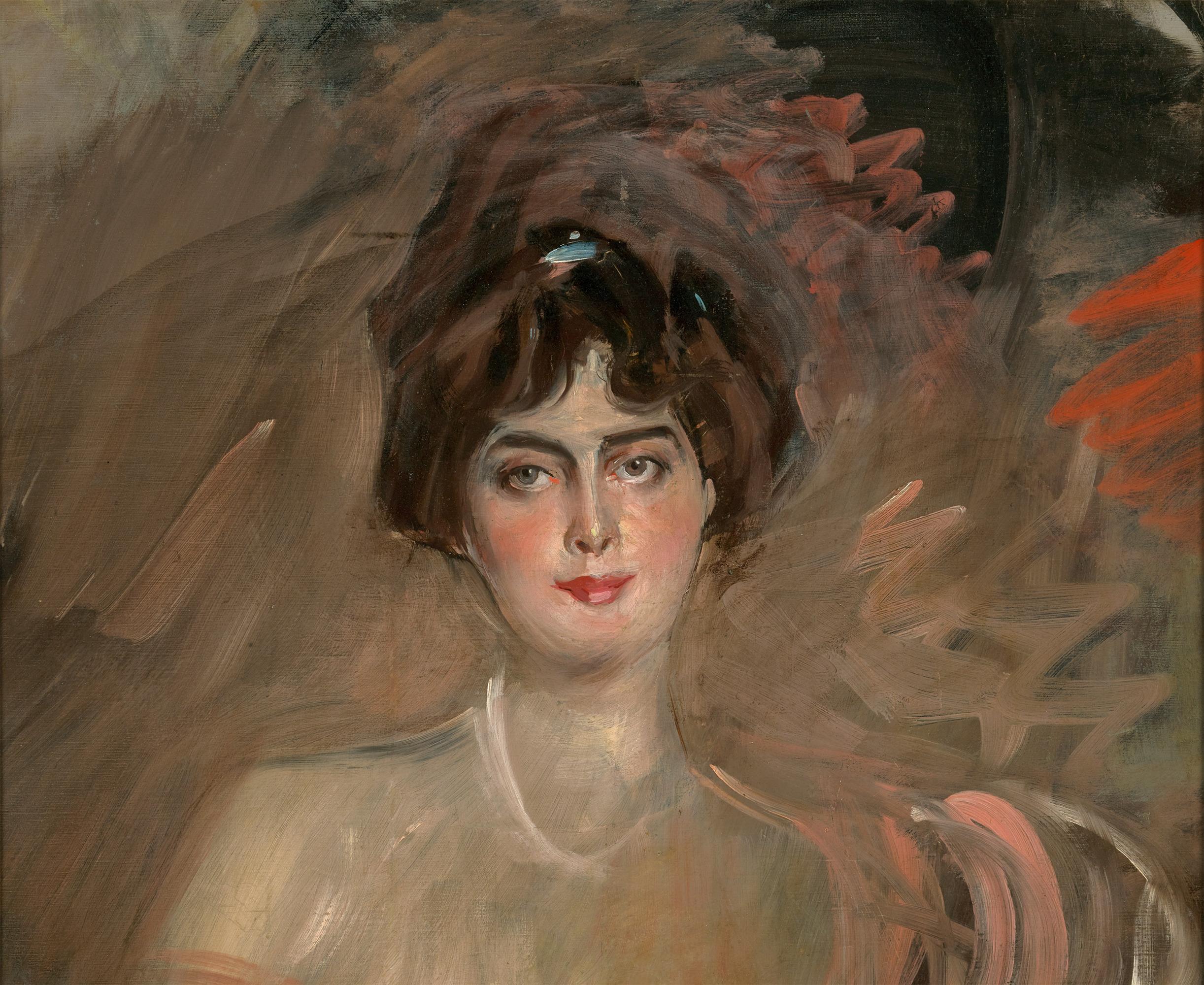 Retrato de Emilienne Le Roy por Giovanni Boldini en venta 2