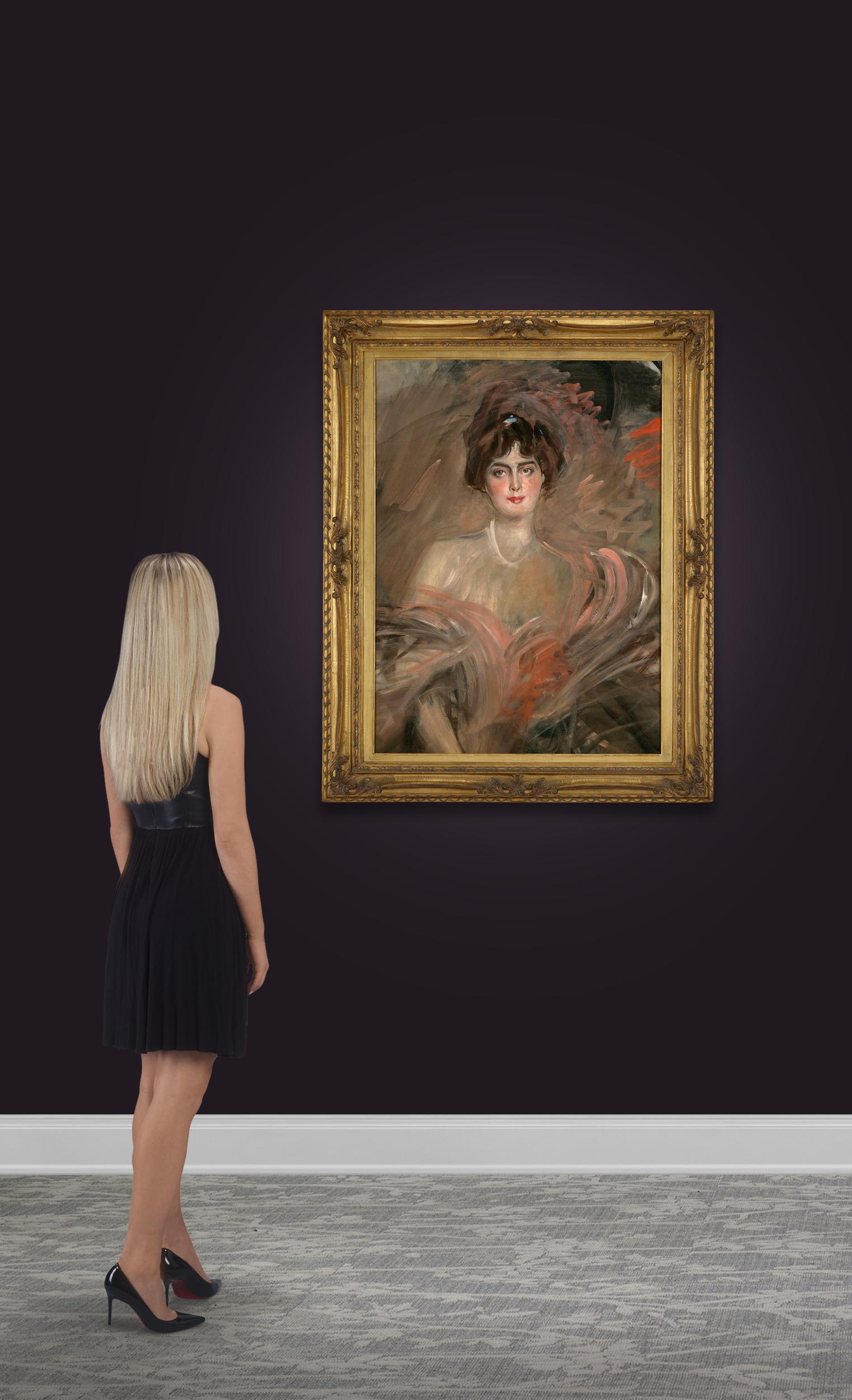 Retrato de Emilienne Le Roy por Giovanni Boldini en venta 4