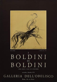 Giovanni Boldini Vintage Poster Exhibition - 1970