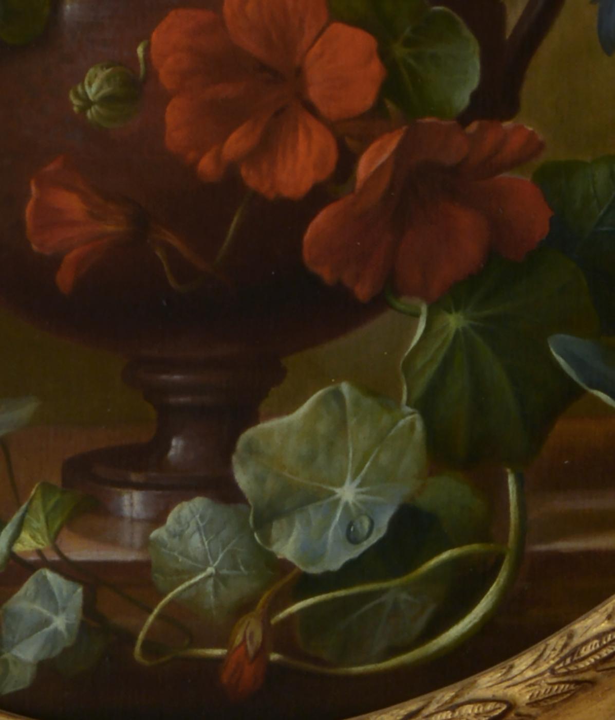 FLOWERS - Italian still life oil on canvas  painting, Giovanni Bonetti 3