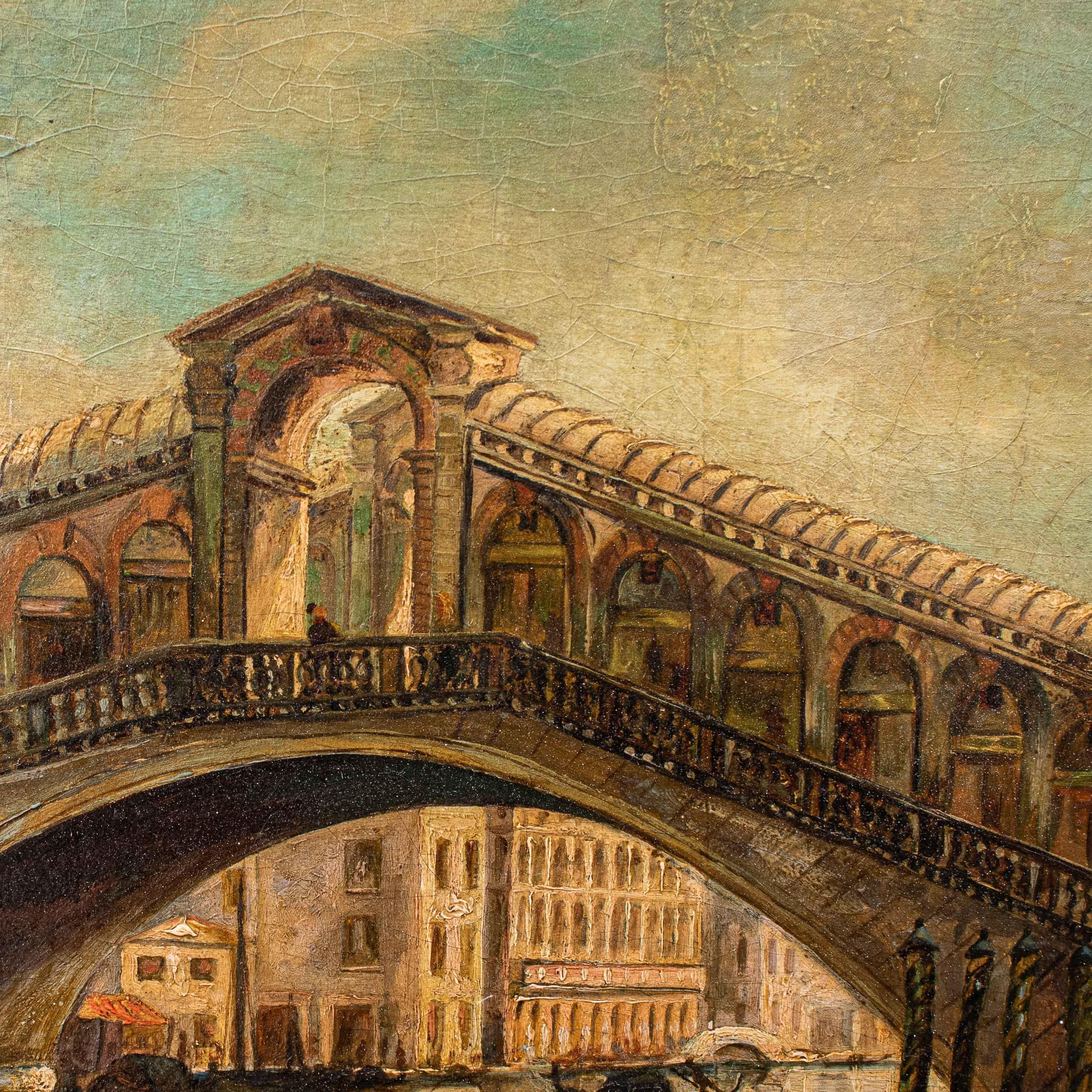 Giovanni Bonomi (Venezia, attivo nella seconda metà del XIX secolo), Veduta For Sale 10