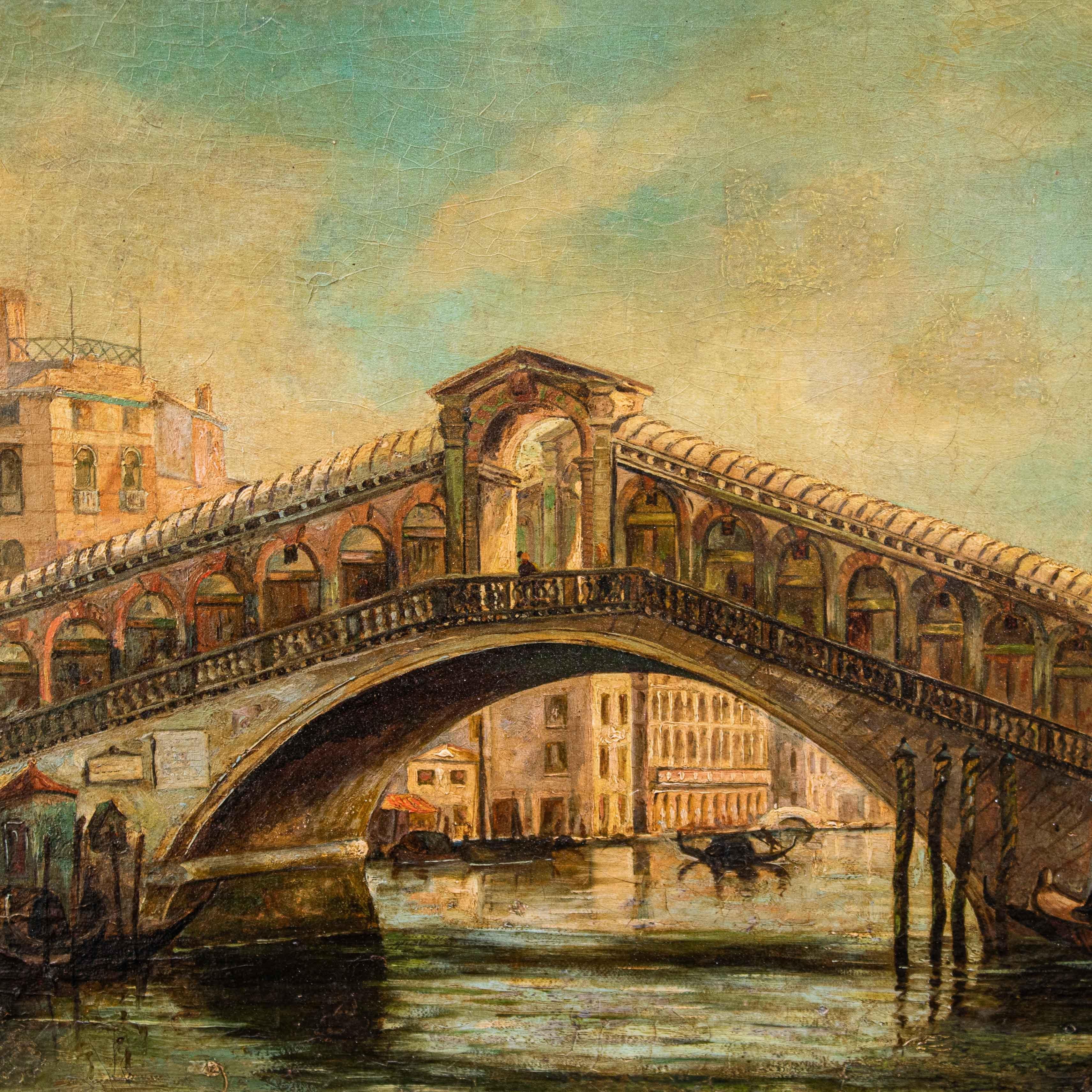 Giovanni Bonomi (Venezia, attivo nella seconda metà del XIX secolo), Veduta For Sale 3