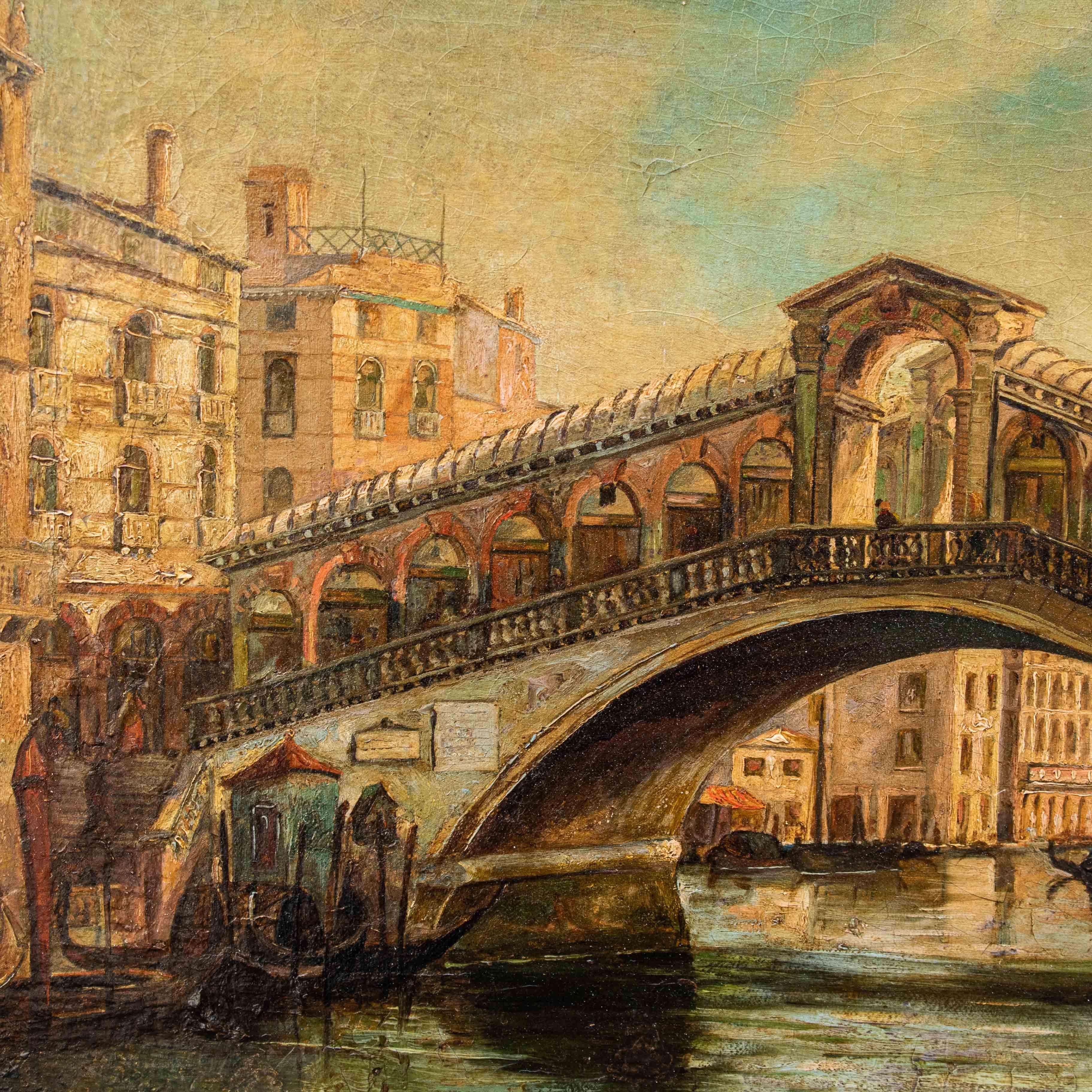 Giovanni Bonomi (Venezia, attivo nella seconda metà del XIX secolo), Veduta For Sale 4