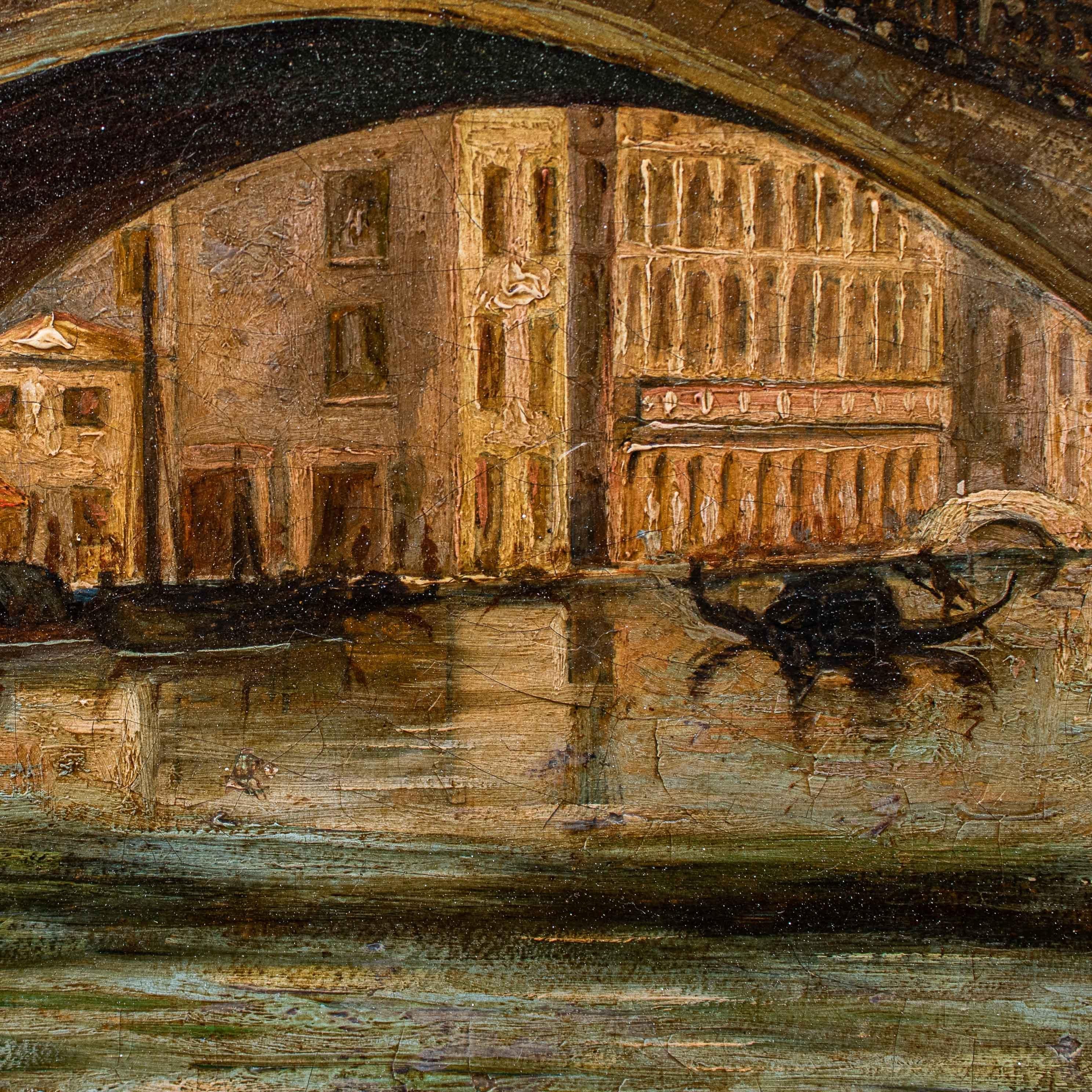 Giovanni Bonomi (Venezia, attivo nella seconda metà del XIX secolo), Veduta For Sale 8