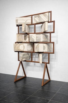 Giovanni Borgarello, Große geschnitzte modulare Steinskulptur, 1973