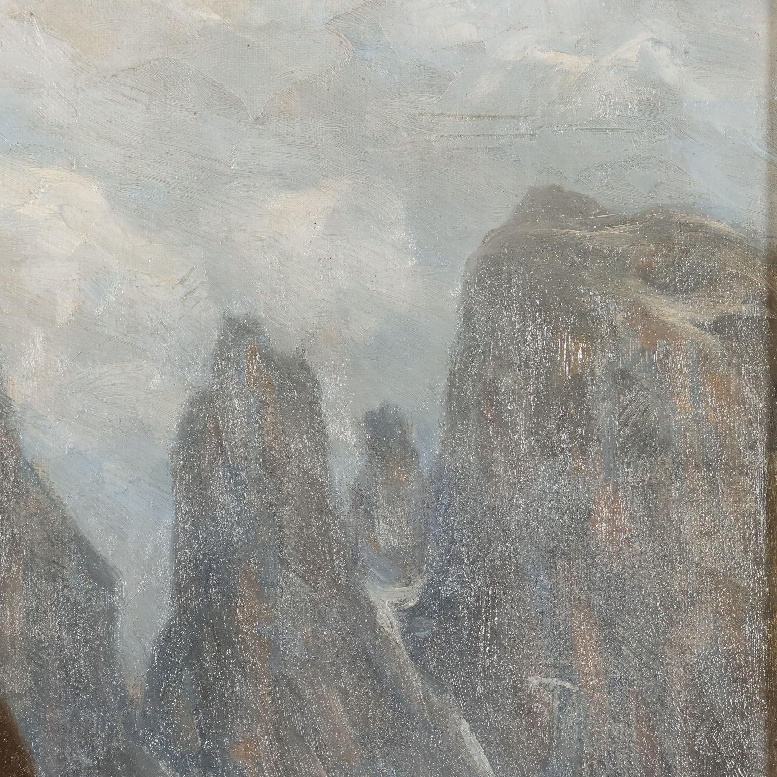 Figure dans le paysage 1920 en vente 3