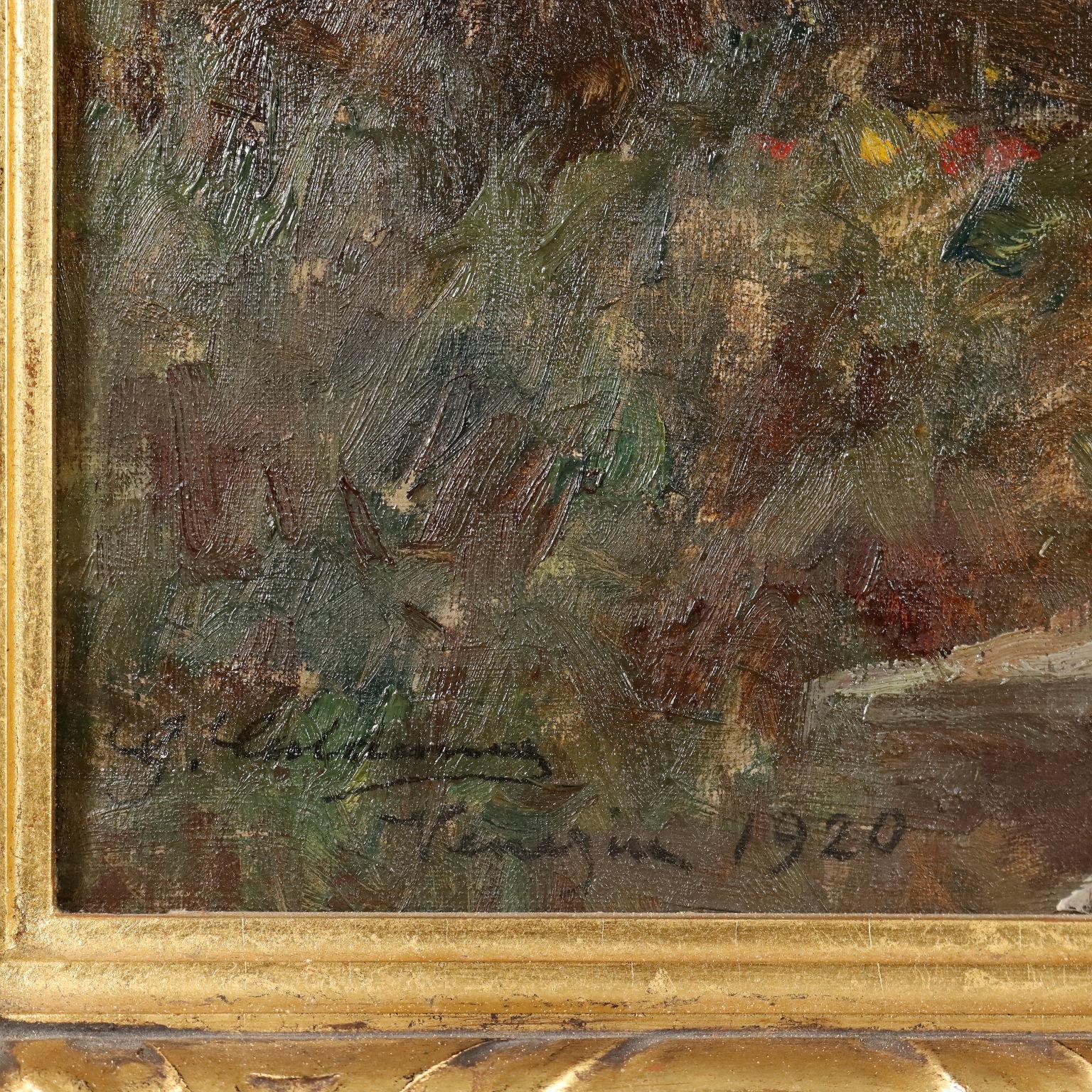 Figure dans le paysage 1920 en vente 4