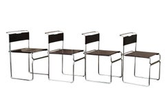 Giovanni Carini for Planula Set of Four "Libellula" Chairs. Italy 1970s